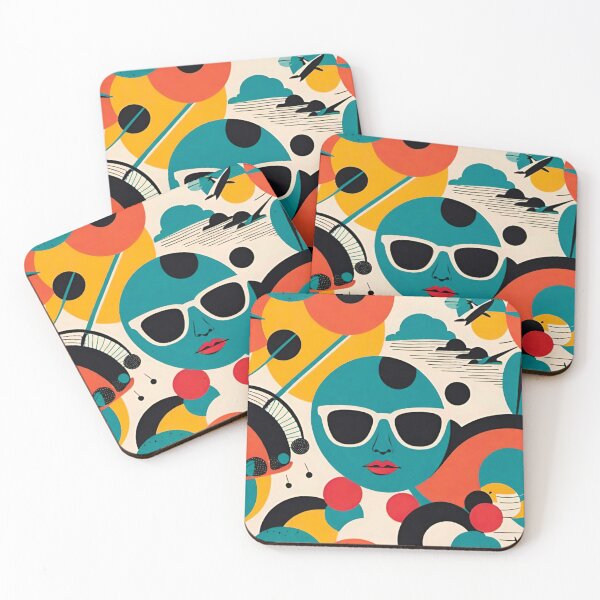 Item preview, Surreal Sunglasses Pattern Design – Visionary Vibes designed and sold by GrizzlyCollective.