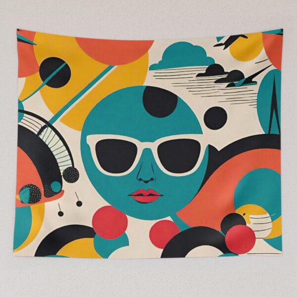 Item preview, Surreal Sunglasses Pattern Design – Visionary Vibes designed and sold by GrizzlyCollective.