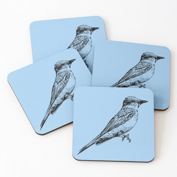 Item preview, Couch's Kingbird Black Design  designed and sold by designsasstultd.