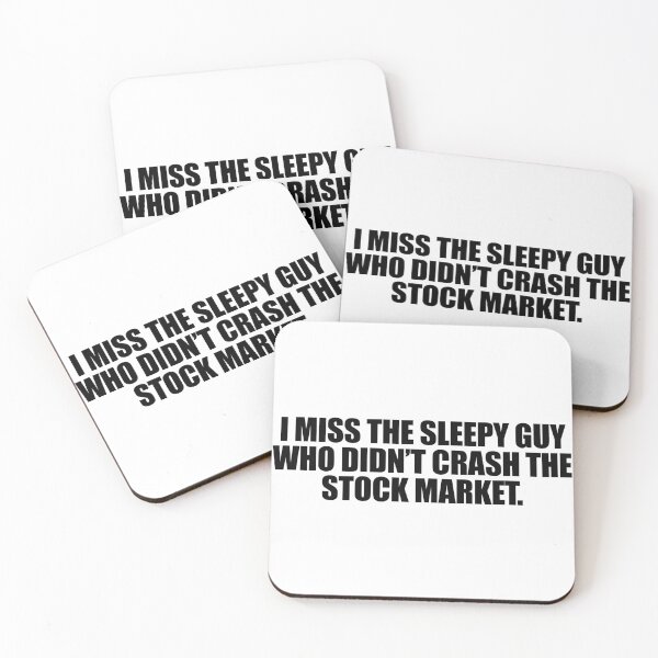 Item preview, Sleepy Guy Who Didn't Crash the Stock Market designed and sold by ToyoTees.