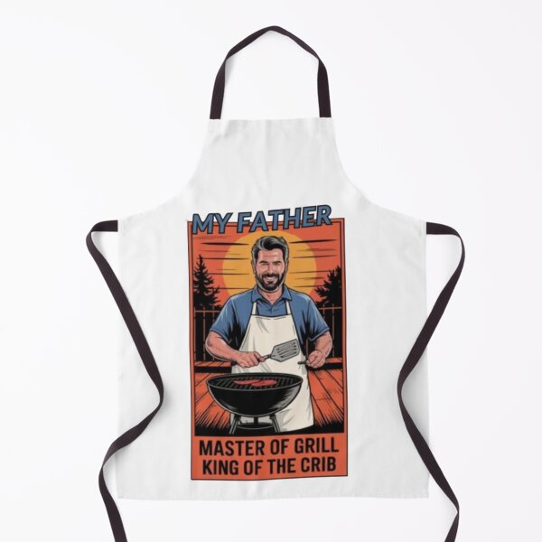 Item preview, my father master of grill king of the crib designed and sold by DesignNadine.