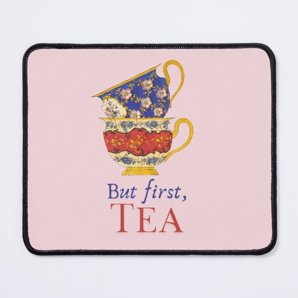 Item preview, Pink Regency Era Teacups - But First, Tea designed and sold by MaryKunzGoldman.