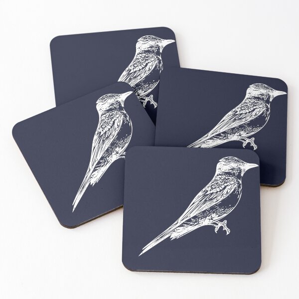 Item preview, Couch's Kingbird White Design  designed and sold by designsasstultd.