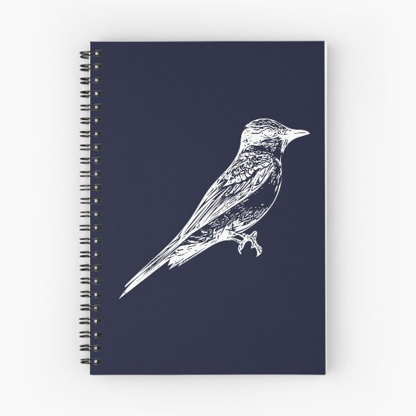 Item preview, Couch's Kingbird White Design  designed and sold by designsasstultd.