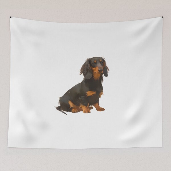 Item preview, Long-Haired Dachshund puppy designed and sold by SMARTKIT  DESIGNAGENCY.