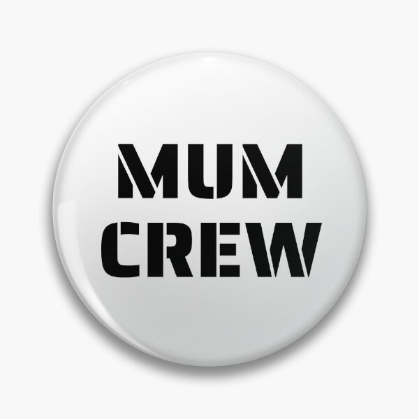 Item preview, Mum Crew, Stencil Font, Bold Black  designed and sold by AASparksDesigns.