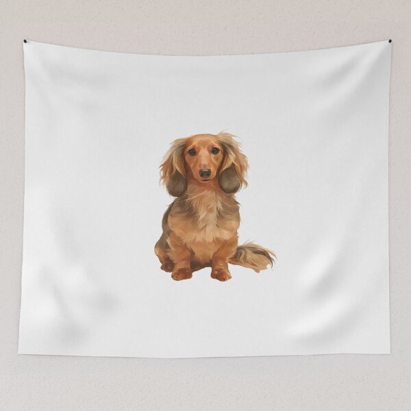 Item preview, Long-Haired Dachshund puppy designed and sold by SMARTKIT  DESIGNAGENCY.