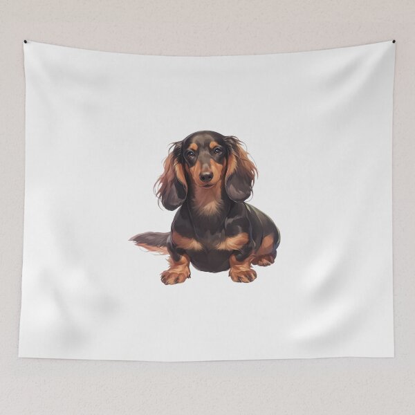 Item preview, Long-Haired Dachshund puppy designed and sold by SMARTKIT  DESIGNAGENCY.