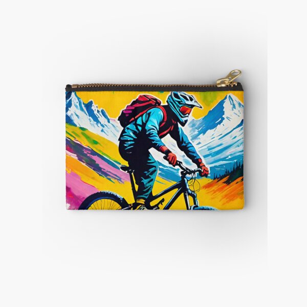 Item preview, Frozen Heights – MTB Shredder in the Snowy Alps designed and sold by GrizzlyCollective.