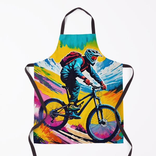Item preview, Frozen Heights – MTB Shredder in the Snowy Alps designed and sold by GrizzlyCollective.