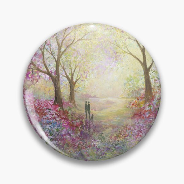 Item preview, Spring trees people dog walk Code:1306 designed and sold by GalleryAnthony.