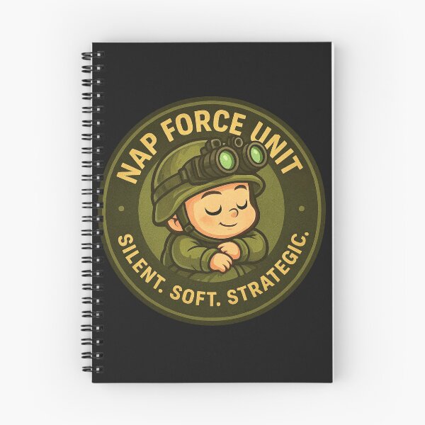 Item preview, Nap Force Unit Patch – “Silent. Soft. Strategic.” Tactical Baby Soldier Design designed and sold by Fresh-Threads-X.