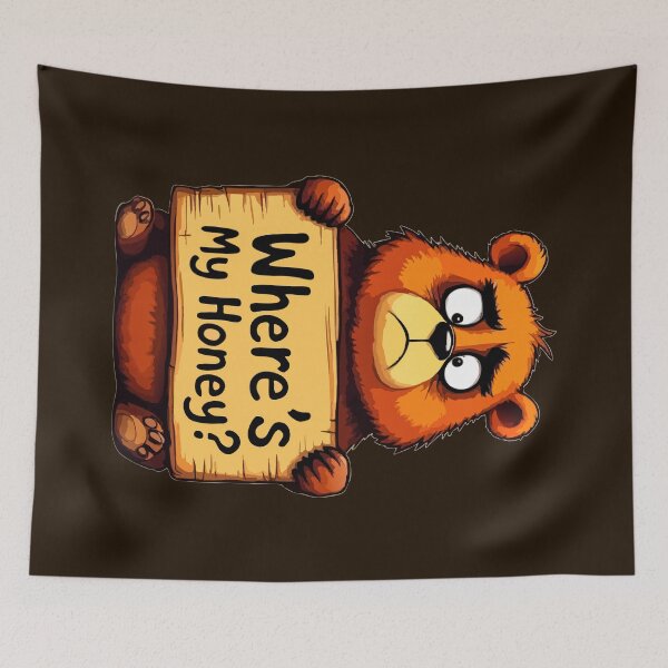 Item preview, Where’s My Honey? designed and sold by SteadyRolling.