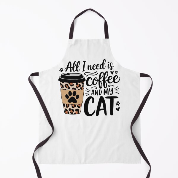 Item preview, All I need is coffee and my cat designed and sold by CatAPlenty.