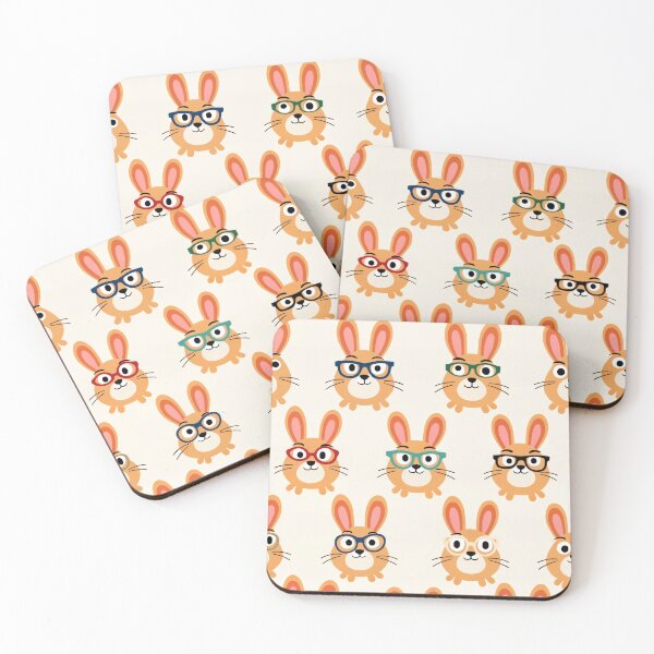 Item preview, Nerdy bunnies, glasses buff BG designed and sold by Emilia-Design.