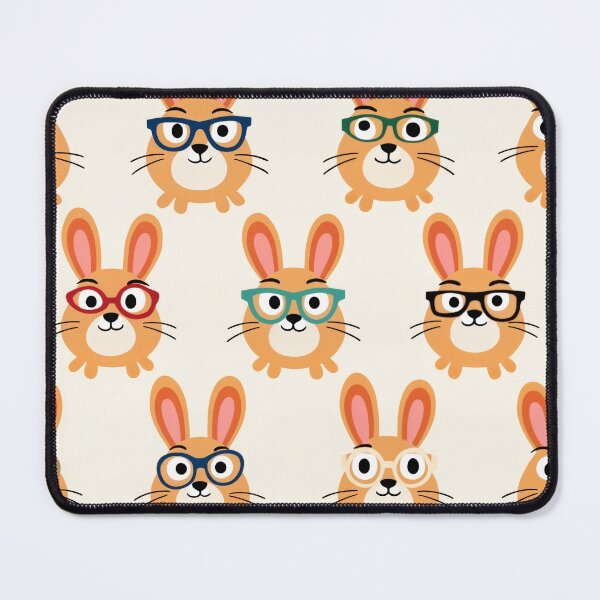 Item preview, Nerdy bunnies, glasses buff BG designed and sold by Emilia-Design.