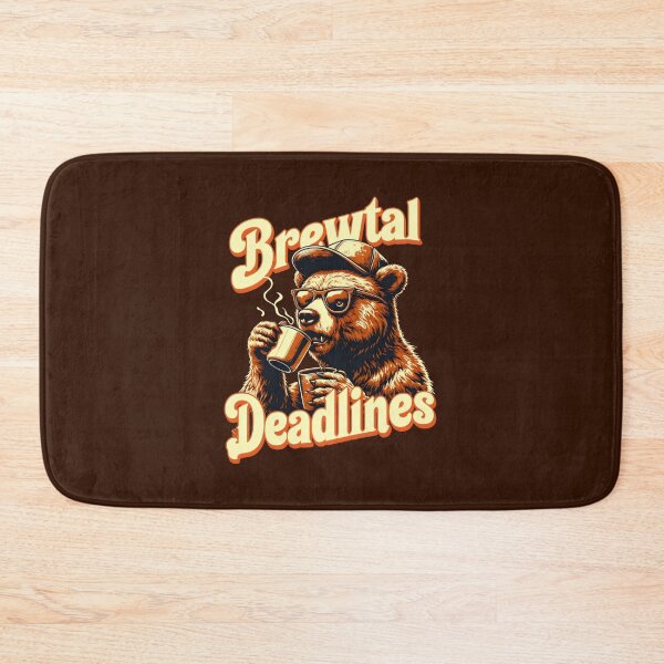 Item preview, Brewtal Deadlines Coffee Workplace Quotes designed and sold by DemureArtsy.
