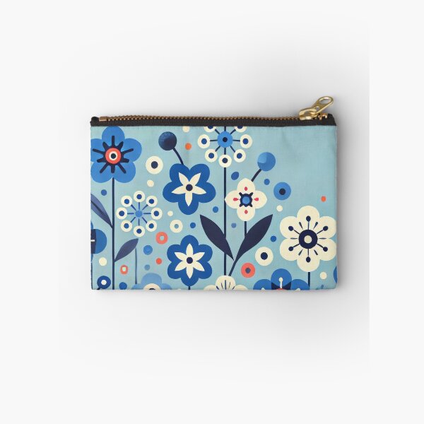 Item preview, Scandinavian Folk Art Daisy & Forget-Me-Not daisies – Serene Nordic Floral Garden by heidiannemorris designed and sold by FOLK ART FUSION by heidiannemorris.