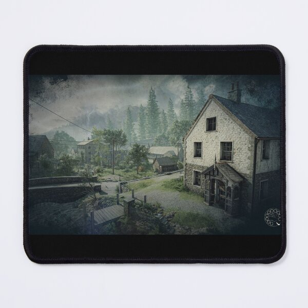 Item preview, Nuclear Fall Green Wasteland Landscape House Loading Screen designed and sold by PatrickSteel.