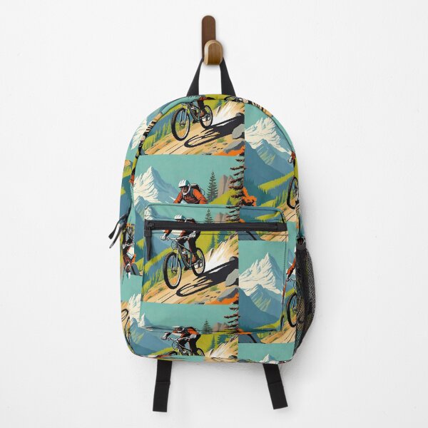 Item preview, Mountain Shredder – MTB Rider Conquers the Heights designed and sold by GrizzlyCollective.