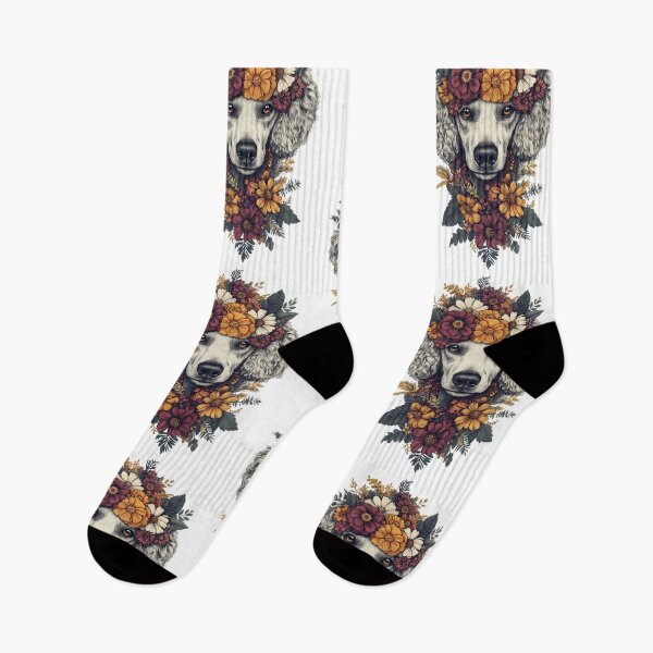 Item preview, Floral Poodle Dog designed and sold by bapupa.