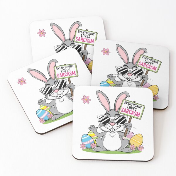 Item preview, Everybunny loves sarcasm designed and sold by whatthefoxsays.