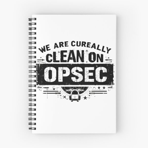 Item preview, We Are Currently Clean on OPSEC | Military Intelligence Humor | Security Awareness Tee designed and sold by Moh-nd-Eg.