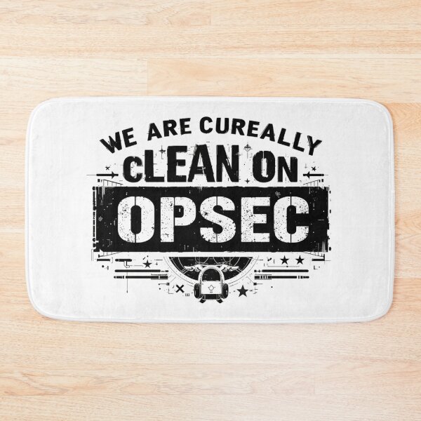 Item preview, We Are Currently Clean on OPSEC | Military Intelligence Humor | Security Awareness Tee designed and sold by Moh-nd-Eg.
