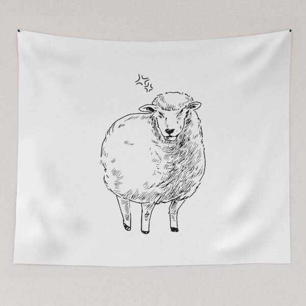 Item preview, Angry Sheep designed and sold by GRINspiration.