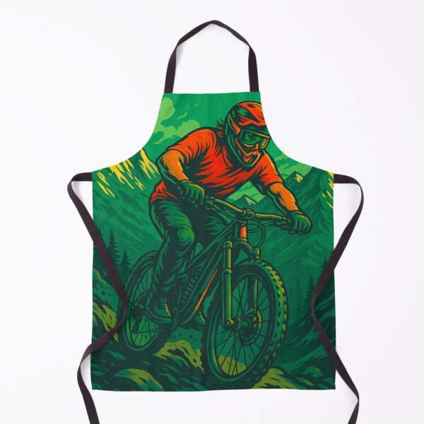 Item preview, Green & Red MTB Shredder – Trailblazing Energy designed and sold by GrizzlyCollective.