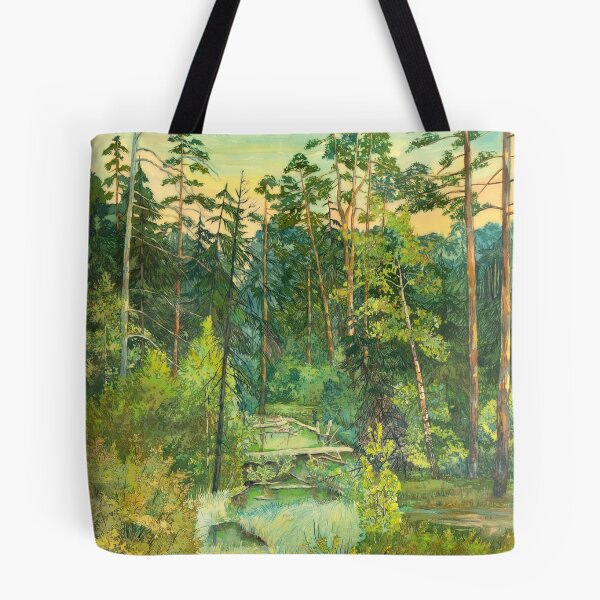 Item preview, Forest painting  watercolor    designed and sold by SVETLANA ZOLOTAREVA.