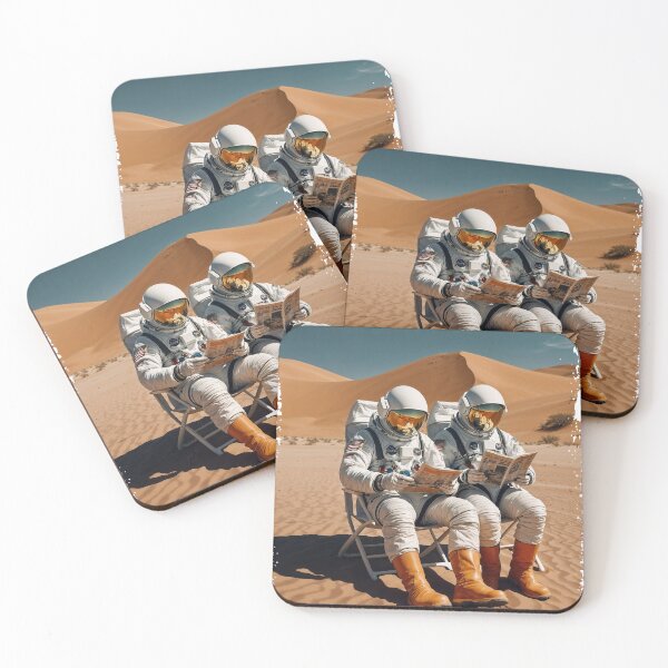 Item preview, Two astronauts in space suits designed and sold by ArtisticPen-art.