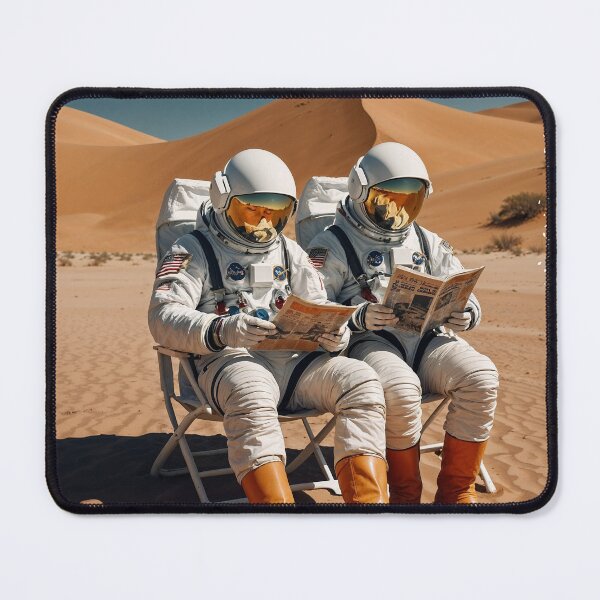 Item preview, Two astronauts in space suits designed and sold by ArtisticPen-art.
