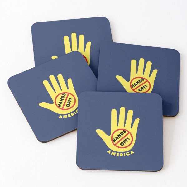 Item preview, Hands Off - America Protests designed and sold by DoherDesigns.