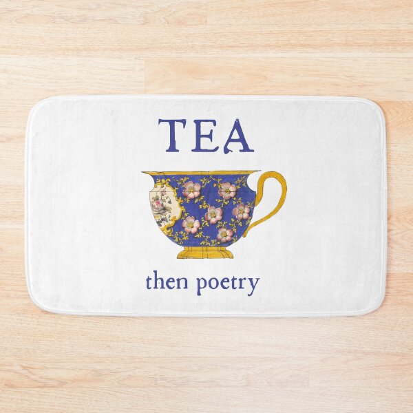 Item preview, Pink Tea Then Poetry Cute Regencycore Tea Meme designed and sold by MaryKunzGoldman.