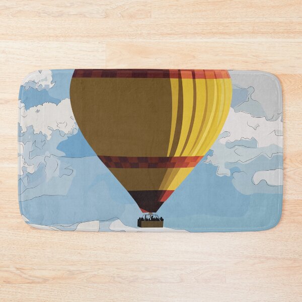 Item preview, Up in the Clouds – Minimalist Hot Air Balloon Illustration designed and sold by jayson salvador.