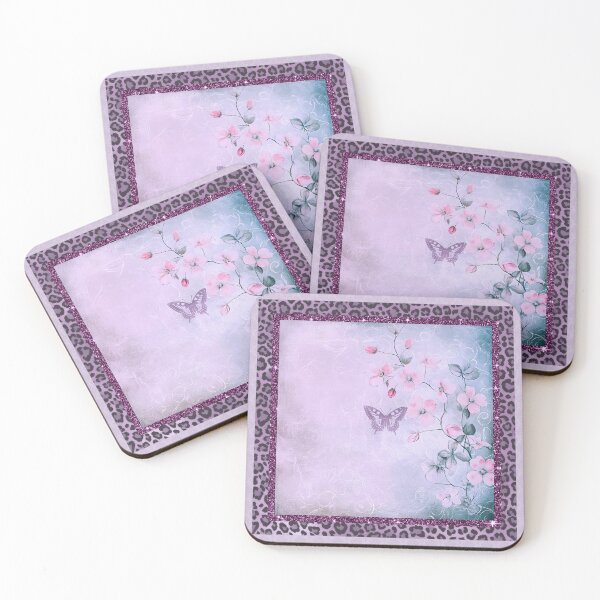 Item preview, Lavender mixed floral pattern with butterfly designed and sold by Renee Lavoie.