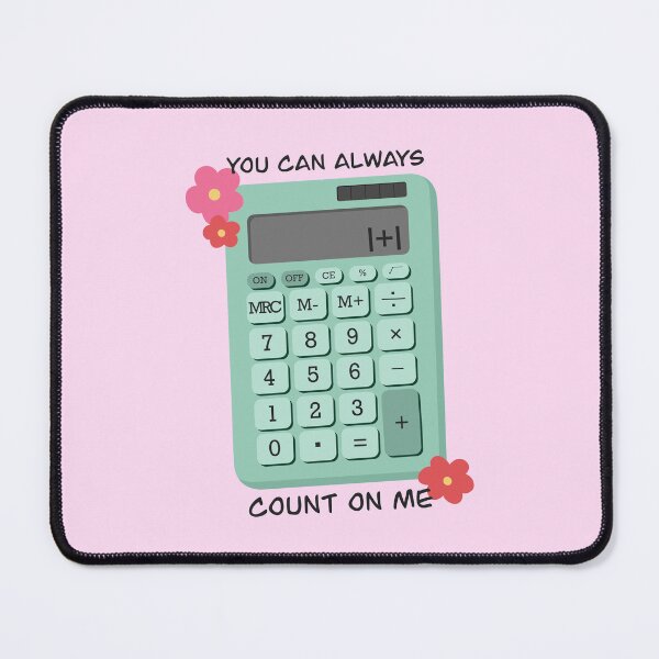 Item preview, Count On Me Math Pun designed and sold by BundaBear.