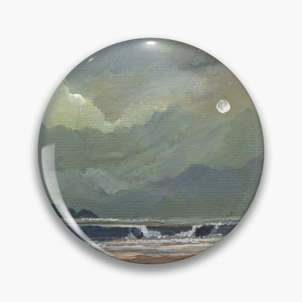 Item preview, Moon lit stormy beach Code:983 designed and sold by GalleryAnthony.