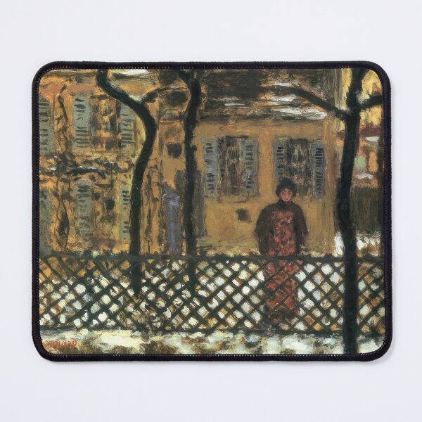 Item preview, At the Fence 1895 by Pierre Bonnard designed and sold by ShelbyMCCCay.