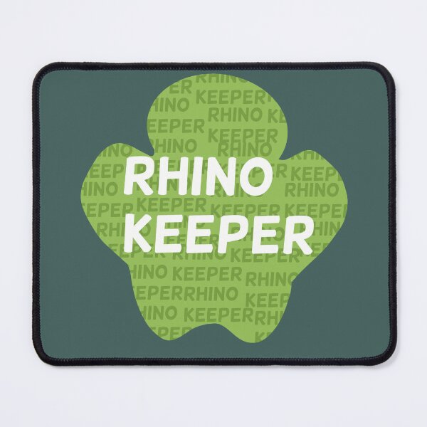 Item preview, Rhino Keeper Footprint,Rhino Keeper Footprint Design – Wildlife Care and Conservation Artwork designed and sold by PrettylittlepastelUk.