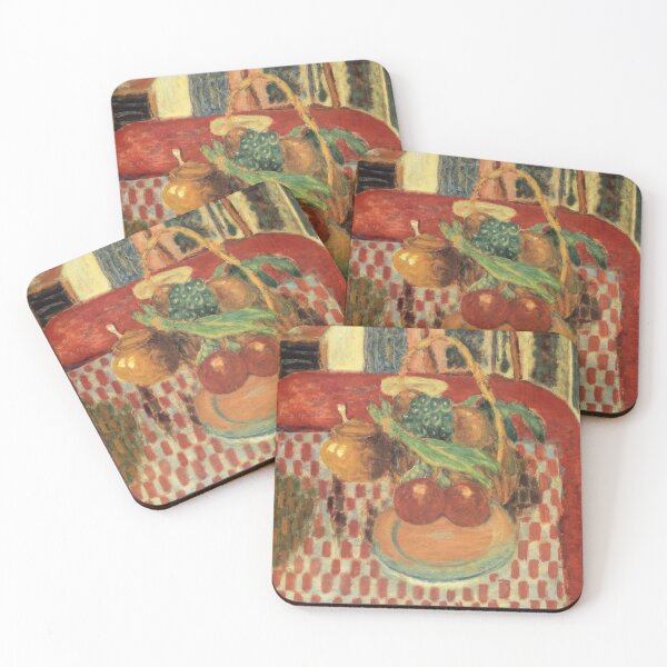 Item preview, Basket and Plate of Fruit on a Red Checkered Tablecloth   1939  1914   by Pierre Bonnard designed and sold by ShelbyMCCCay.