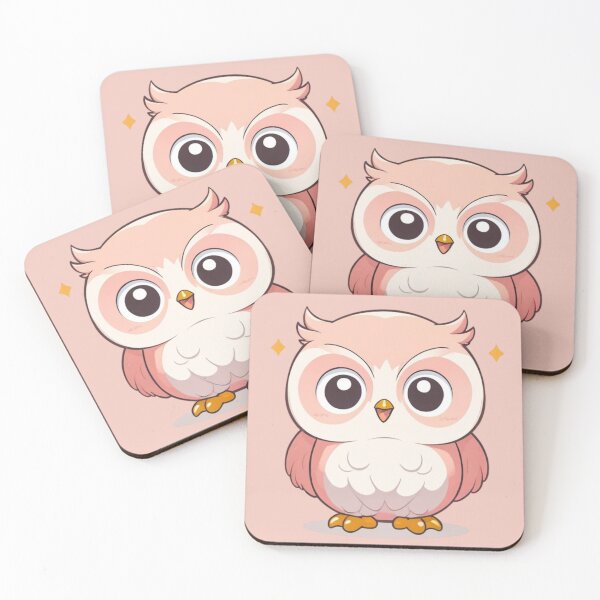 Item preview, Kawaii Owl designed and sold by ArtCraftLab.