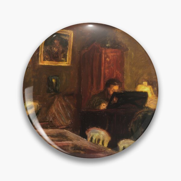 Item preview, Claude Terrasse at the Piano   Post Impressionism   by Pierre Bonnard designed and sold by ShelbyMCCCay.