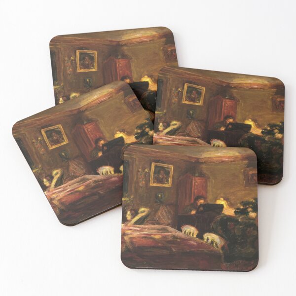 Item preview, Claude Terrasse at the Piano   Post Impressionism   by Pierre Bonnard designed and sold by ShelbyMCCCay.