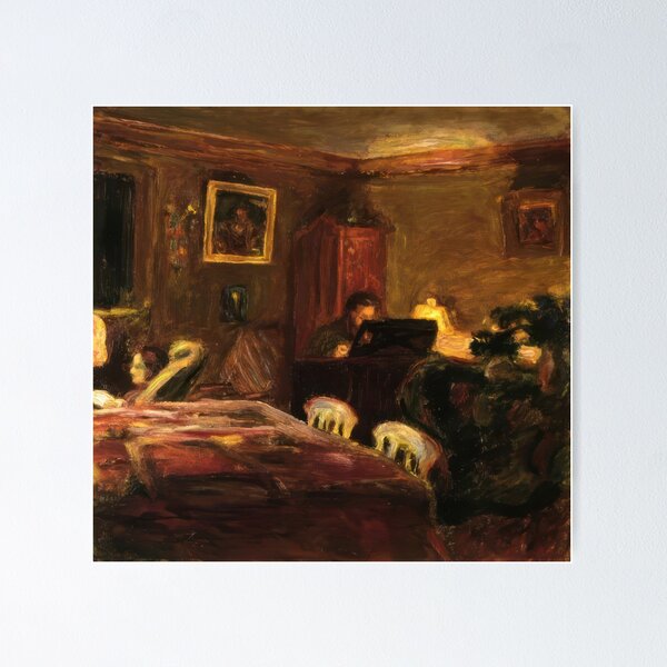 Item preview, Claude Terrasse at the Piano   Post Impressionism   by Pierre Bonnard designed and sold by ShelbyMCCCay.