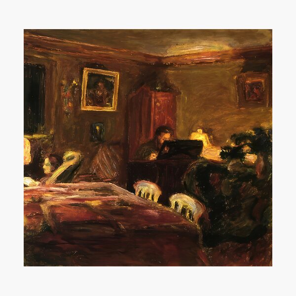 Item preview, Claude Terrasse at the Piano   Post Impressionism   by Pierre Bonnard designed and sold by ShelbyMCCCay.
