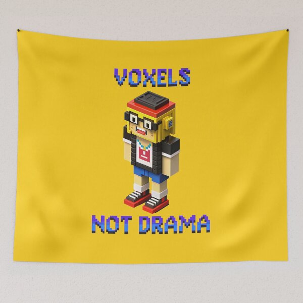 Item preview, Voxels Not Drama – Retro Gamer 3D Style designed and sold by EnjoyaGift.