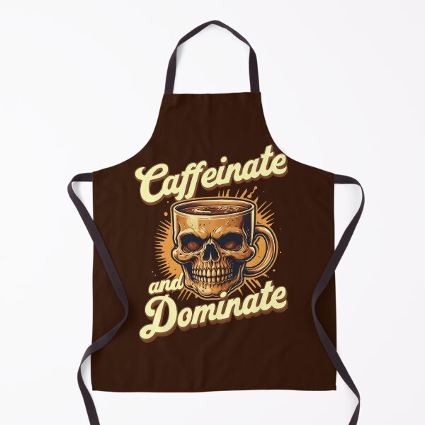 Item preview, Caffeinate And Dominate Funny Coffee Quotes designed and sold by DemureArtsy.