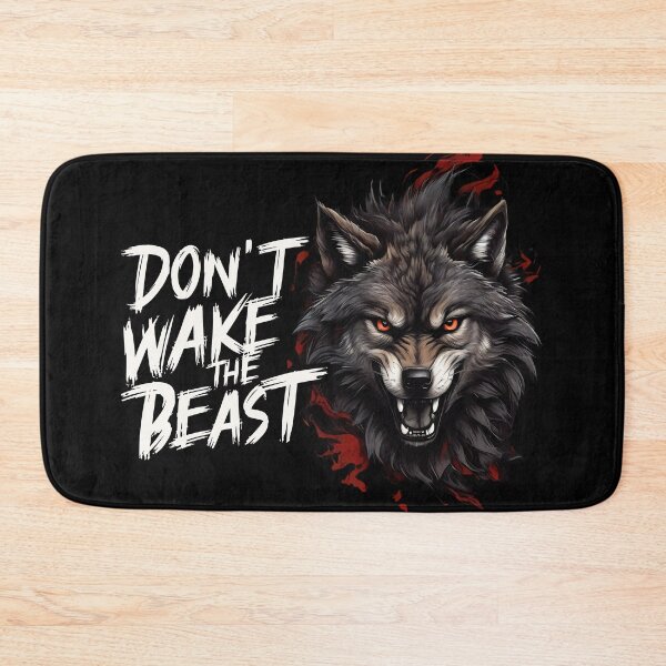 Item preview, Don't Wake The Beast - Angry Wolf Head Design designed and sold by SolaoLab.